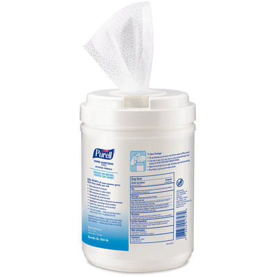 GOJO Purell Hand Sanitizing Wipes, Ethyl Alcohol Wipe Canister, 1 Case of 6 (Skin Care) - Img 2