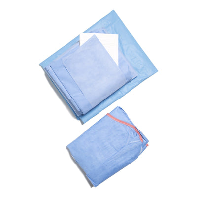 Halyard Basic Pack I, 1 Case of 24 (Procedure Drapes and Sheets) - Img 1