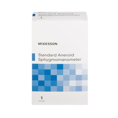 McKesson Aneroid Sphygmomanometer with Cuff, 2-Tube, Pocket-Size, Handheld, Adult Large Cuff, Navy, 1 Box (Blood Pressure) - Img 4