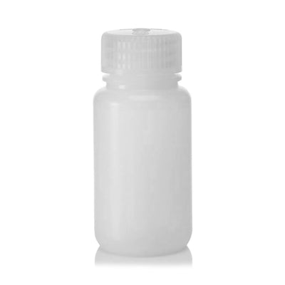 BOTTLE, ECONOMY WIDE MOUTH HDPE 60ML (72/CS) (Laboratory Glassware and Plasticware) - Img 1
