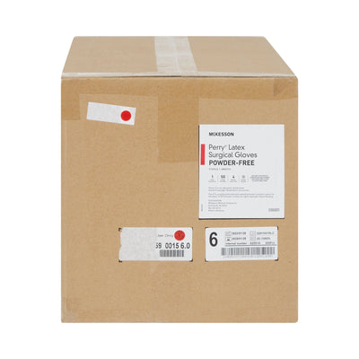 McKesson Perry® Performance Plus Surgical Glove, Size 6, Cream, 1 Box of 50 () - Img 4