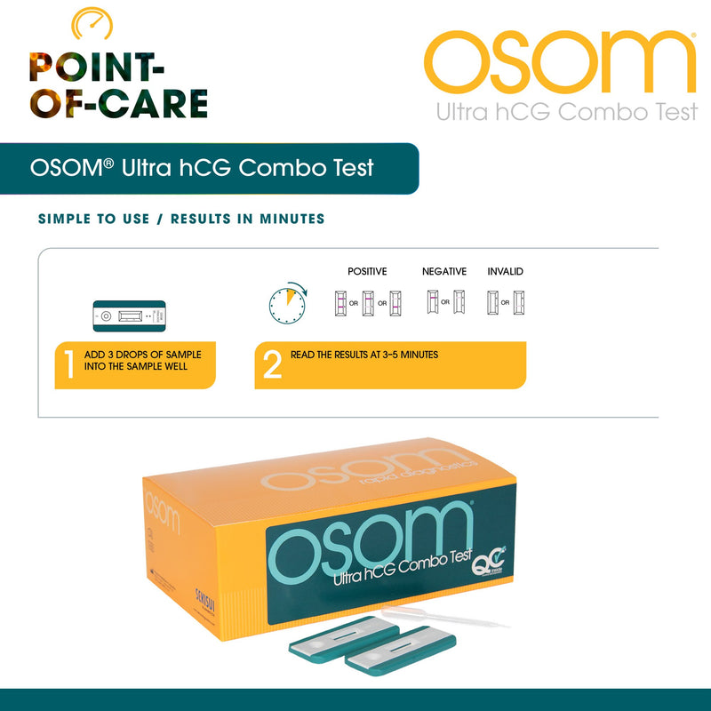 OSOM® Ultra hCG Combo Fertility Rapid Test Kit, 1 Box (Test Kits) - Img 3