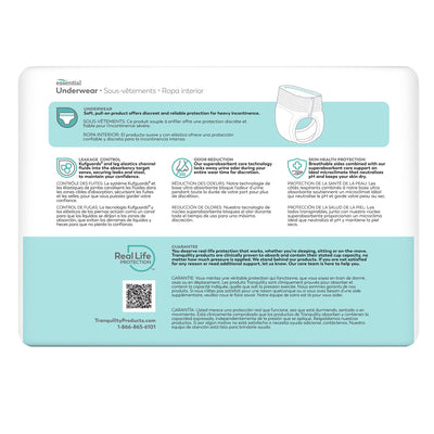 Select® Heavy Protection Absorbent Underwear, Large, 1 Bag of 18 () - Img 2