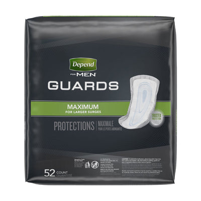 Depend Guards Incontinence Pads, Disposable, Maximum Absorbency, 12" Length, 1 Case of 104 () - Img 5