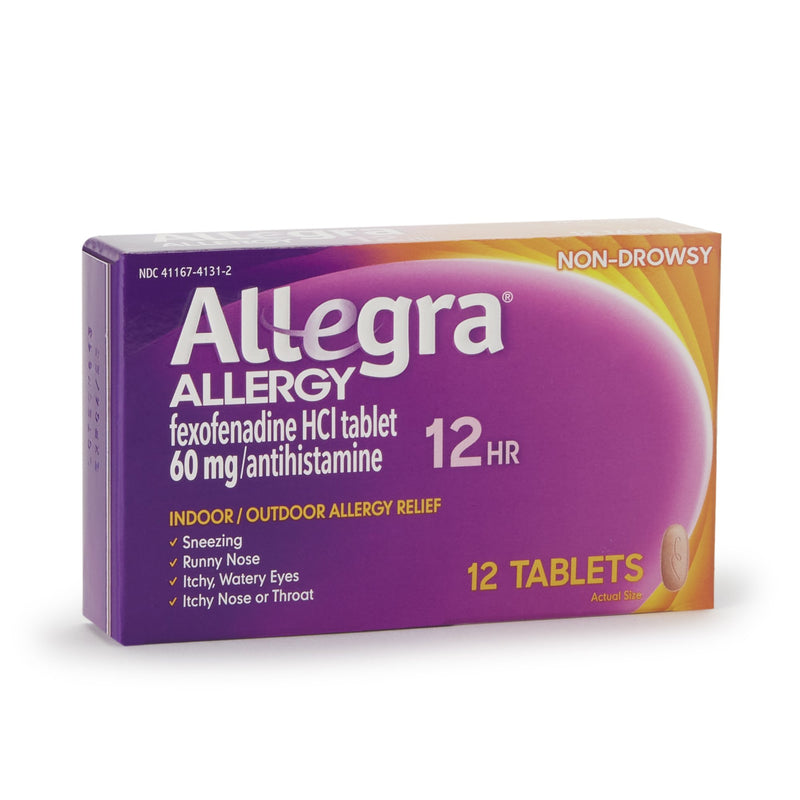 Allegra® Fexofenadine HCl Allergy Relief, 1 Box (Over the Counter) - Img 2