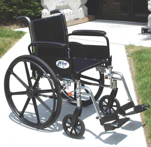 K3 Wheelchair Ltwt 16  w/ADDA & ELR&