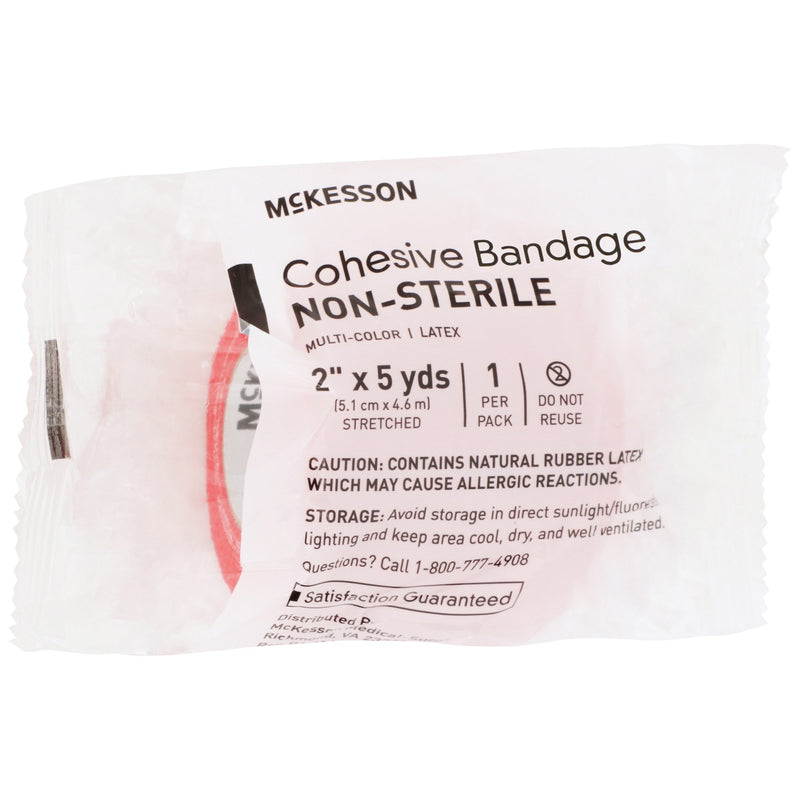 McKesson Self-adherent Closure Cohesive Bandage, 2 Inch x 5 Yard, 1 Pack