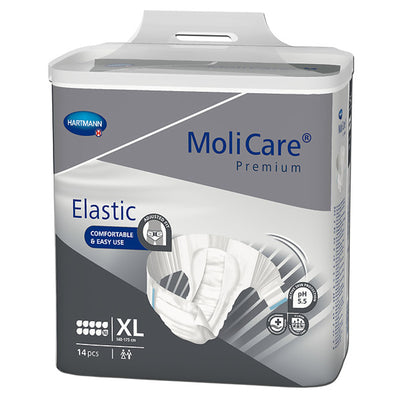 MoliCare® Premium Elastic Incontinence Brief, 10D, X-Large, 1 Pack of 14 () - Img 1