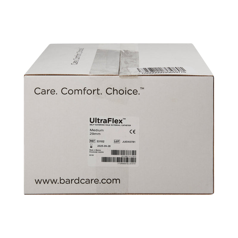 Bard UltraFlex® Male External Catheter, Medium, 1 Box of 100 (Catheters and Sheaths) - Img 2