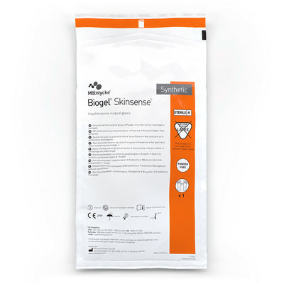 Biogel® Skinsense™ Polyisoprene Surgical Glove, Size 6, Straw Color, 1 Box of 50 () - Img 1