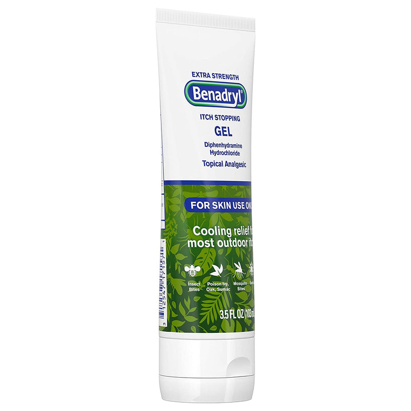 Benadryl® Diphenhydramine Itch Relief Topical Gel, 3.5 oz. Tube, 1 Each (Over the Counter) - Img 3