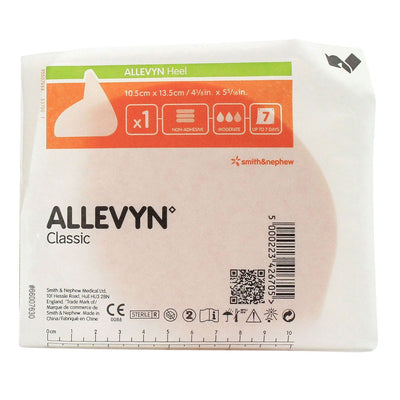 Allevyn Nonadhesive without Border Foam Dressing, 4½ x 5½ Inch, 1 Box of 5 (Advanced Wound Care) - Img 1