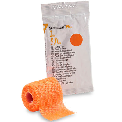 3M™ Scotchcast™ Plus Bright Orange Cast Tape, 2 Inch x 4 Yard, 1 Box of 10 (Casting) - Img 4