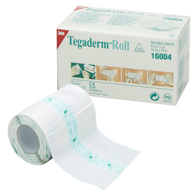 3M™ Tegaderm™ Transparent Film Dressing Roll, 4 Inch x 11 Yard, 1 Roll () - Img 1