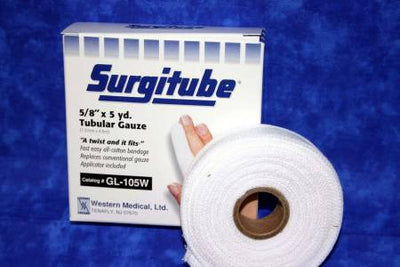 Surgitube® Tubular Retainer Dressing, 5/8 Inch x 5 Yard, 1 Each (General Wound Care) - Img 1