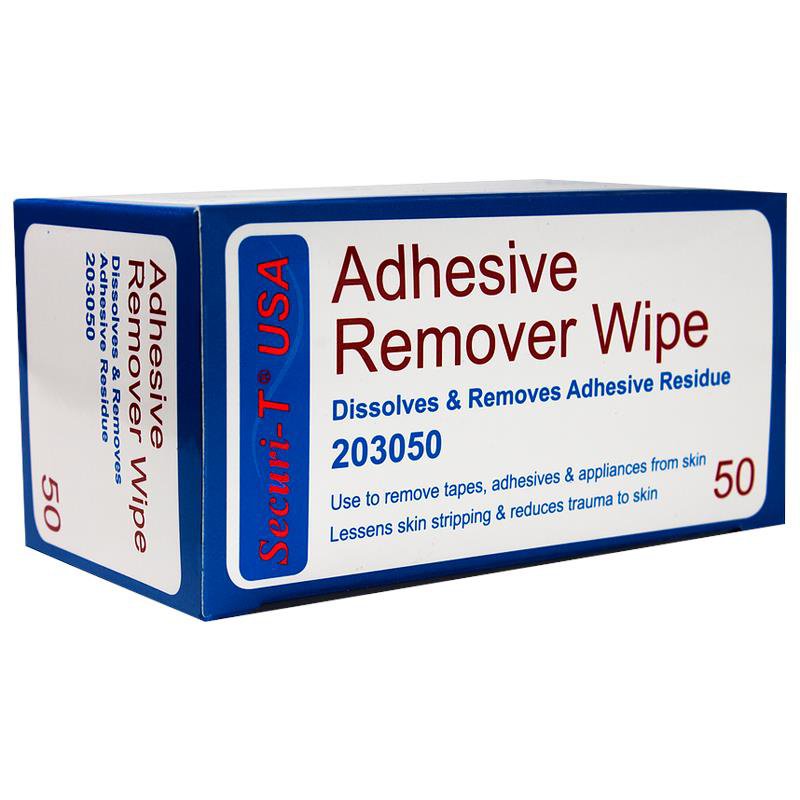 Genairex Securi-T USA Adhesive Remover, 1¼ x 3 Inch Wipe, 1 Each (General Wound Care) - Img 1