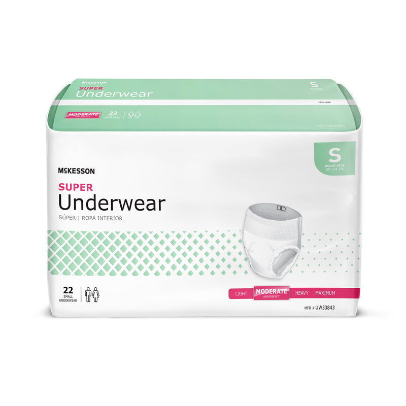 McKesson Super Underwear, Small, 1 Bag of 22 () - Img 1