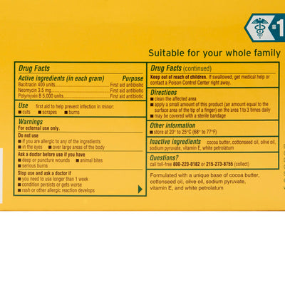 Neosporin® Bacitracin / Neomycin / Polymyxin B First Aid Antibiotic, 1 Case of 1728 (Over the Counter) - Img 2