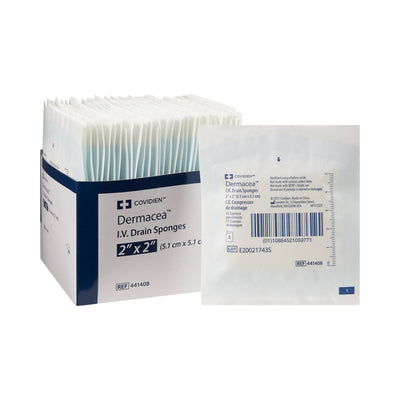 Dermacea™ I.V. Dressing, 2 x 2 Inch, 1 Box of 35 (General Wound Care) - Img 1