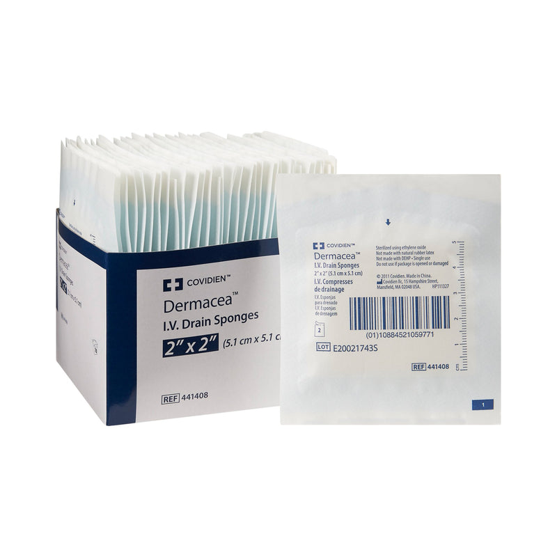 Dermacea™ I.V. Dressing, 2 x 2 Inch, 1 Box of 35 (General Wound Care) - Img 1