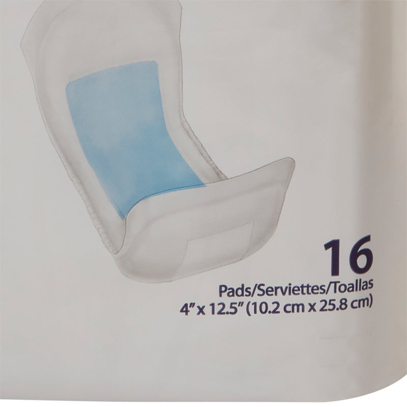 Sure Care Bladder Control Pads, Heavy Absorbency, Adult, Unisex, Disposable, 4 X 12-1/2 Inch, 1 Bag of 16 () - Img 4