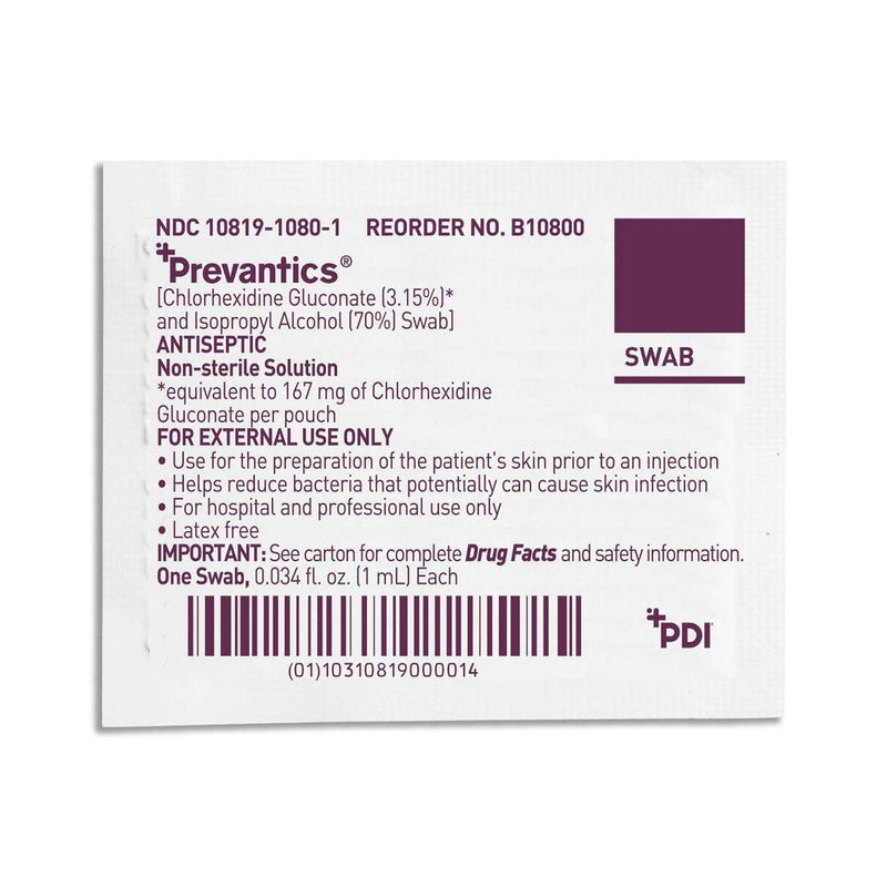 Prevantics® Swab, 1 Each (Skin Care) - Img 2