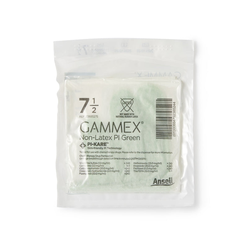 Gammex® Non-Latex PI Green Polyisoprene Surgical Glove, Size 7.5, Light Green, 1 Box of 50 () - Img 3