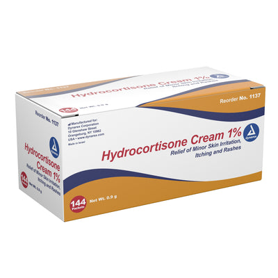 dynarex® Hydrocortisone Itch Relief, 1 Box of 144 (Over the Counter) - Img 1