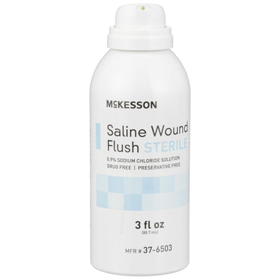 McKesson Saline Wound Flush, 3-ounce Spray Can, 1 Case of 12 () - Img 2