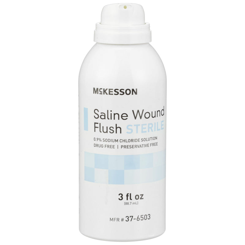McKesson Saline Wound Flush, 3-ounce Spray Can, 1 Case of 12 () - Img 2