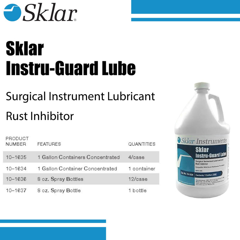 Sklar Instru-Guard™ Lube Instrument Lubricant / Rust Inhibitor, 1 Case of 4 (Cleaners and Solutions) - Img 2