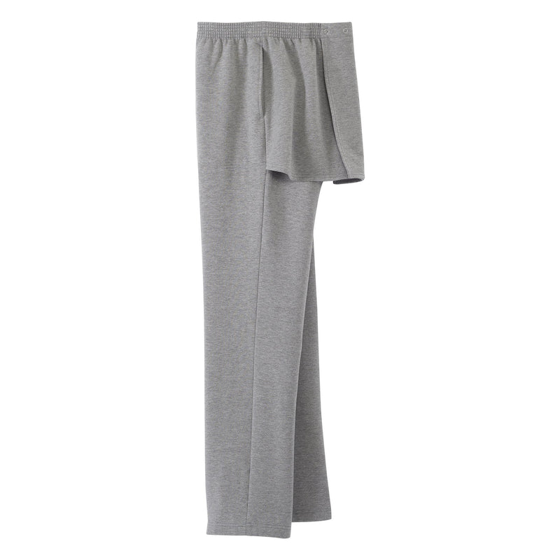 PANTS, FLEECE WMNS OPEN BACK SEAMLESS HEATHER GRY 2XLG (Pants and Scrubs) - Img 3