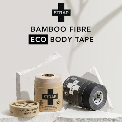 Strap™ Bamboo Fiber Athletic Tape, 1.97 Inch x 5-1/2 Yard, Black, 1 Tube (General Wound Care) - Img 6