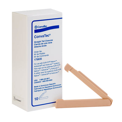 ConvaTec® Tail Closure Clamp, 1 Box of 10 (Ostomy Accessories) - Img 1