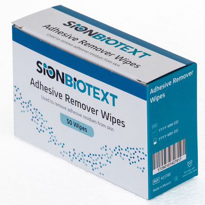 WIPE, OSTOMY SION BIOTEXT ADH REMOVER (50/BX) (General Wound Care) - Img 1