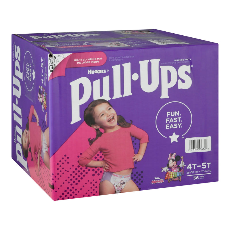 Pull-Ups® Learning Designs® for Girls, Size 6 / 4T to 5T, 1 Case of 56 () - Img 4