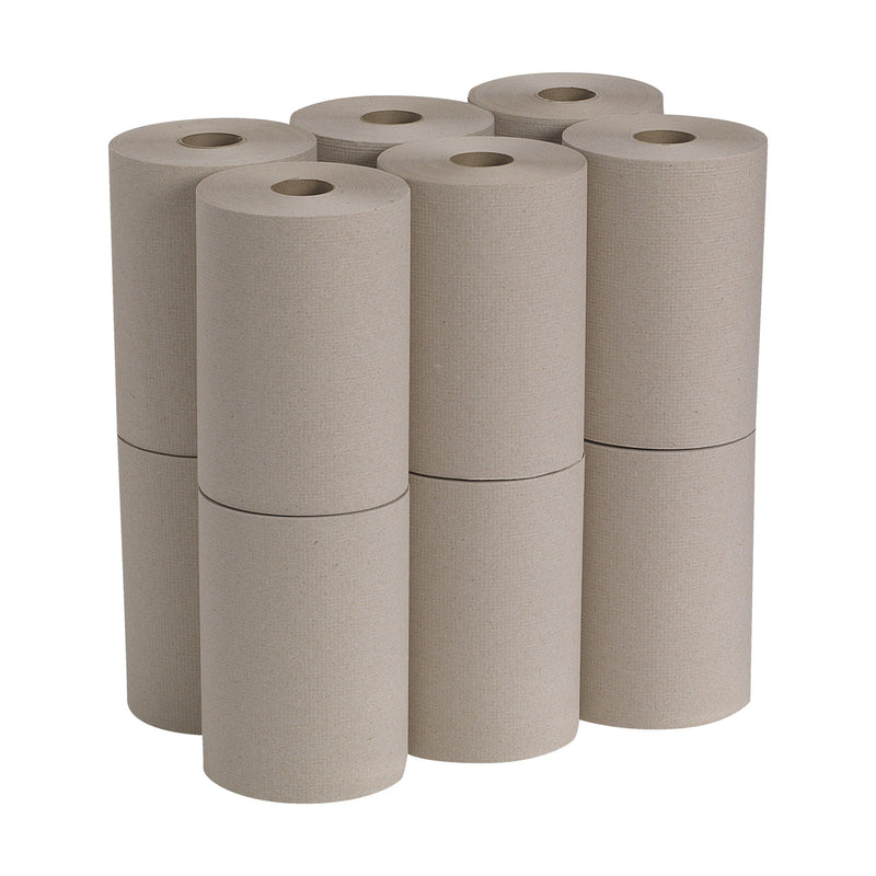 Pacific Blue Basic™ Brown Paper Towel, 7-7/8 Inch x 350 Foot, 12 Rolls per Case, 1 Case of 12 (Paper Towels) - Img 5