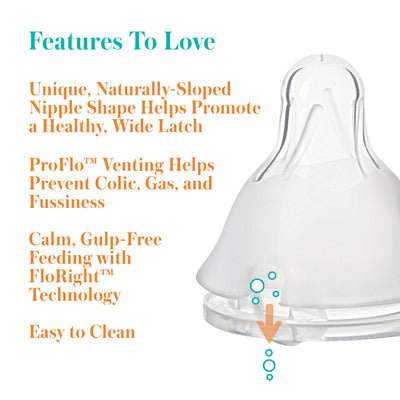 Evenflo® Feeding Balance + Standard Neck Nipple, 1 Pack (Feeding Supplies) - Img 5