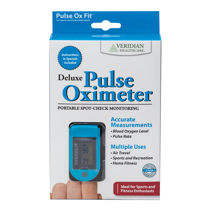 SmartHeart Fingertip Pulse Oximeter for Blood Oxygen Saturation, Deluxe, 1 Each (Oximetry) - Img 2