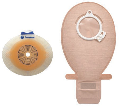 SenSura® Click Two-Piece Closed End Opaque Filtered Ostomy Pouch, 7 Inch Length, 50 mm Flange, 1 Box of 30 (Ostomy Pouches) - Img 1