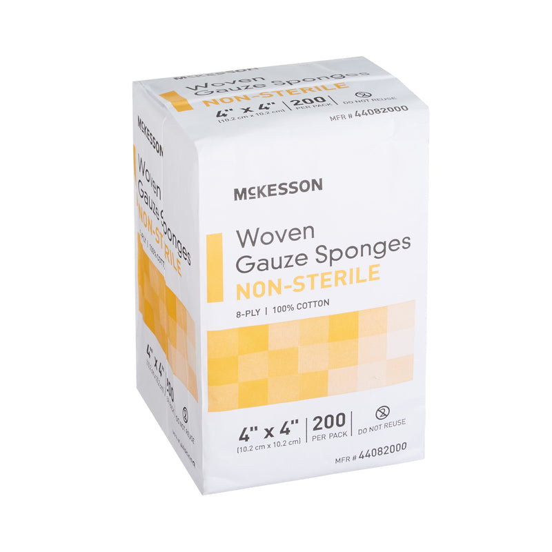 McKesson NonSterile Gauze Sponge, 4 x 4 Inch, 1 Bag of 200 (General Wound Care) - Img 3