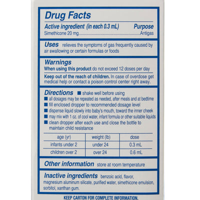 sunmark® Simethicone Infant Gas Relief, 1 oz. Dropper Bottle, 1 Bottle (Over the Counter) - Img 3