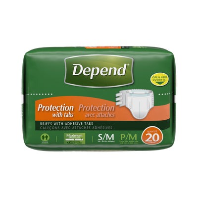 Depend® Maximum Incontinence Brief, Small / Medium, 1 Case of 60 () - Img 4