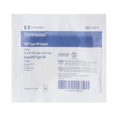 Dermacea™ Sterile USP Type VII Gauze Sponge, 4 x 4 Inch, 1 Pack of 10 (General Wound Care) - Img 2