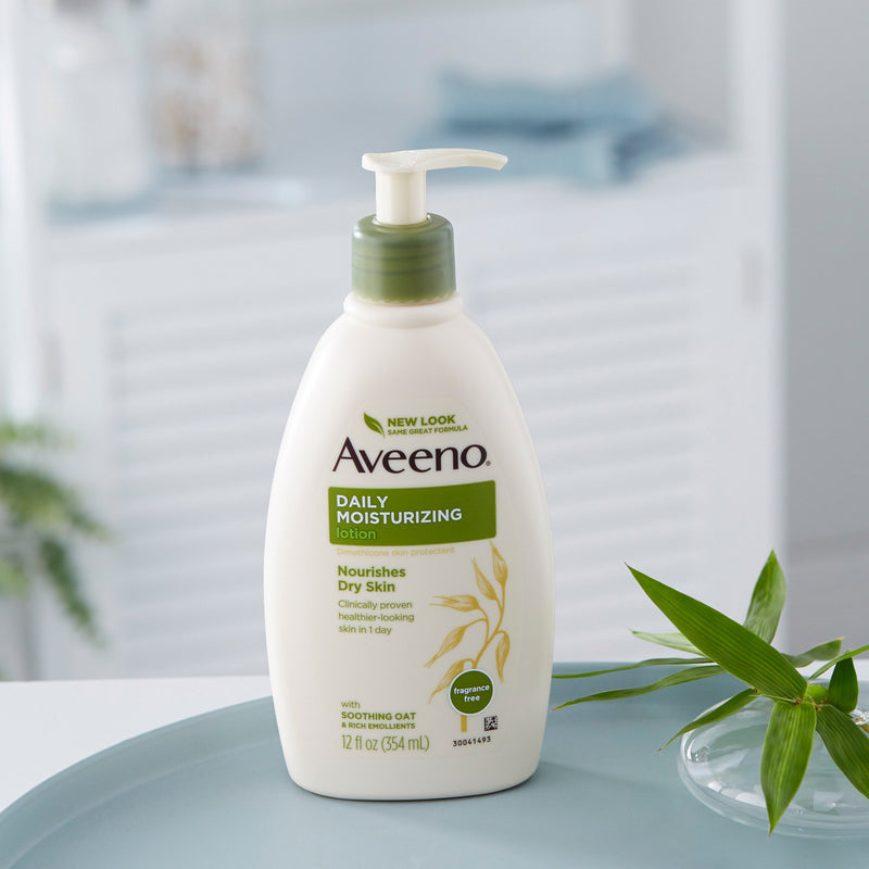 Aveeno® Daily Moisturizing Body Lotion, 12 oz. Bottle, 1 Case of 12 (Skin Care) - Img 5