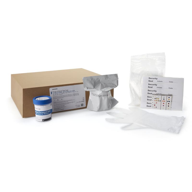 McKesson 12-Drug Panel with Adulterants Drugs of Abuse Test, 1 Box of 25 (Test Kits) - Img 1