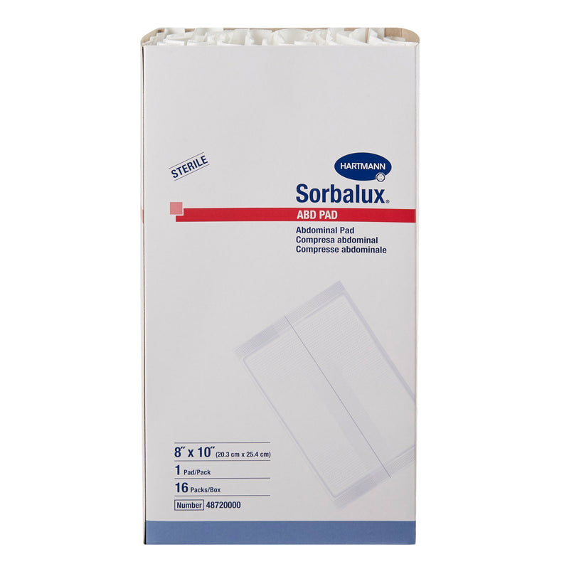 Sorbalux® ABD Sterile Abdominal Pad, 8 x 10 Inch, 1 Case of 320 (General Wound Care) - Img 2