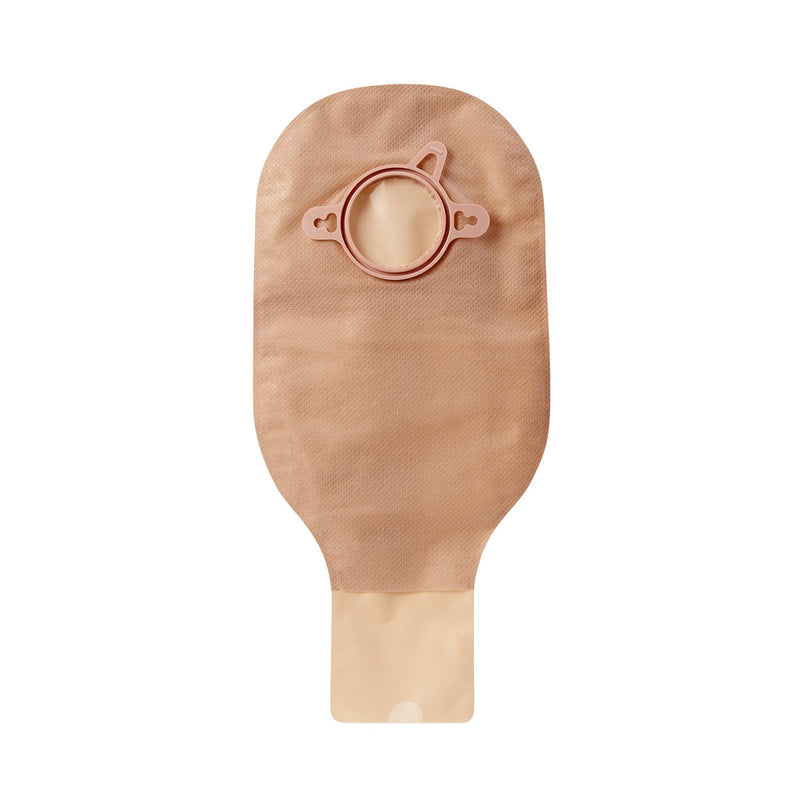 New Image™ Drainable Beige Colostomy Pouch, 12 Inch Length, 1¾ Inch Flange, 1 Box of 10 (Ostomy Pouches) - Img 2