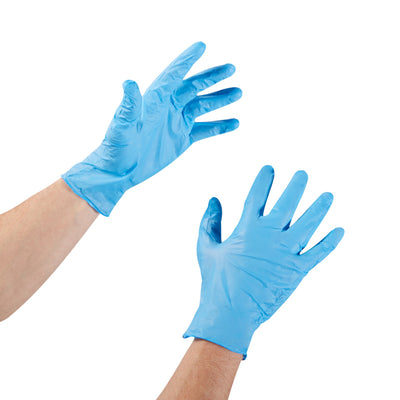 McKesson Confiderm® 3.8 Nitrile Exam Glove, Large, Blue, 1 Box of 100 () - Img 9
