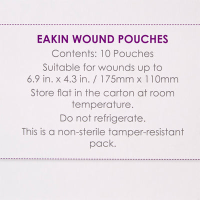 Eakin® Fistula and Wound Drainage Pouch, 4-3/10 x 6-9/10 Inch, 1 Pack of 5 (Drain Bags and Pouches) - Img 4